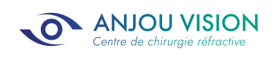 Logo d'Anjou Vision, centre spécialisé en chirurgie réfractive à Angers.