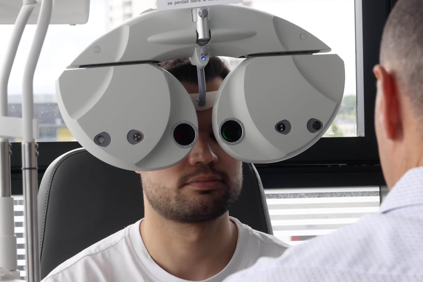 Test de la vue avec phoroptère à Angers, Nantes, Tours, Le Mans